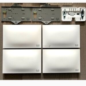 4 x Cisco Meraki MR32-HW Cloud Wireless Access Point Mount Base *UNCLAIMED*